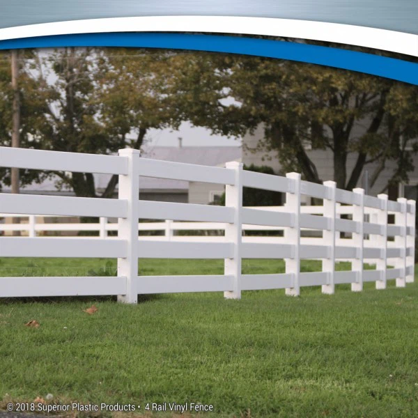 4 Rail Horse Fence