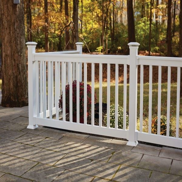 Pvc Privacy Deck Railing