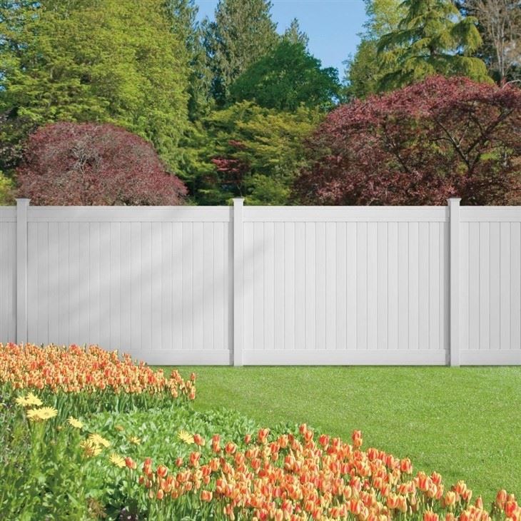 Vinyl Lattice Top Privacy Fence For Yard